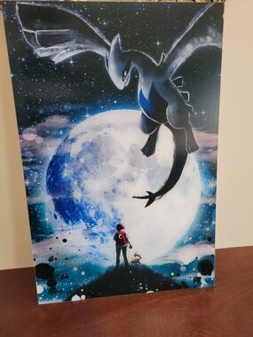 Brand New Gallery Panda Large 16"x 24" Pokémon Lugia Acrylic Wall Art